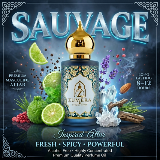 Zumera Sauvage Noir Inspired Attar