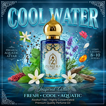 Zumera Cool Water Inspired Attar