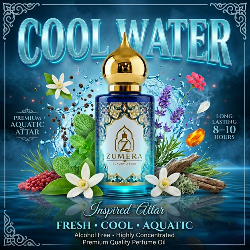 Zumera Cool Water Inspired Attar