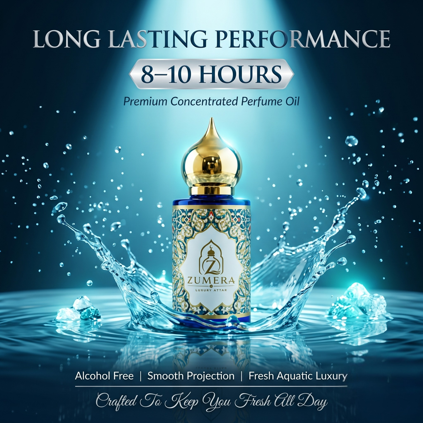 Zumera Cool Water Inspired Attar