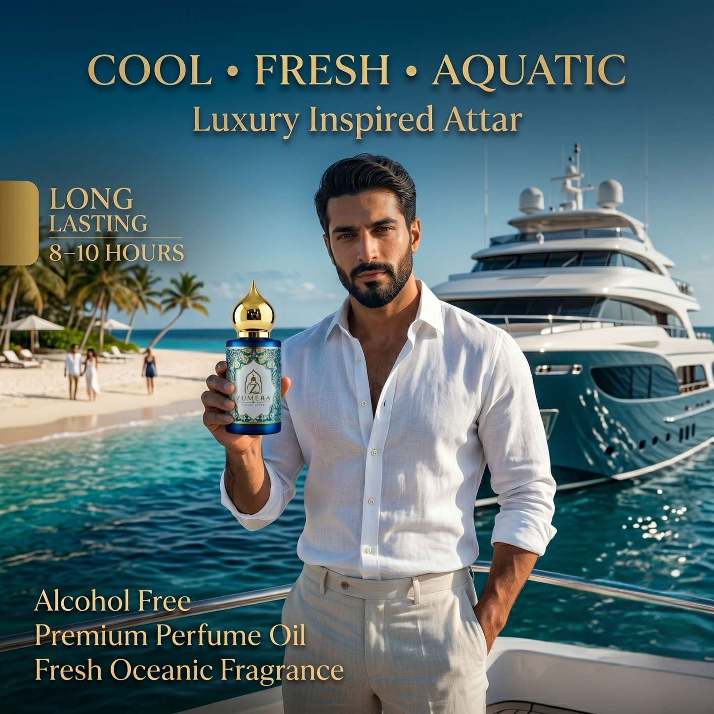 Zumera Cool Water Inspired Attar