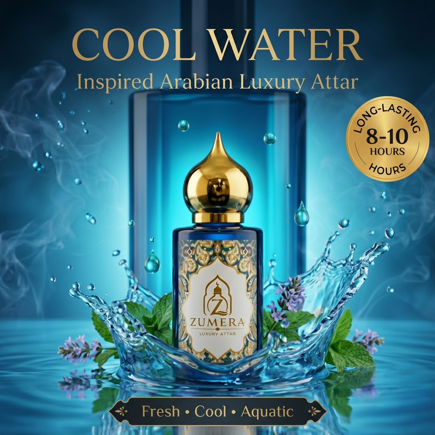 Zumera Cool Water Inspired Attar