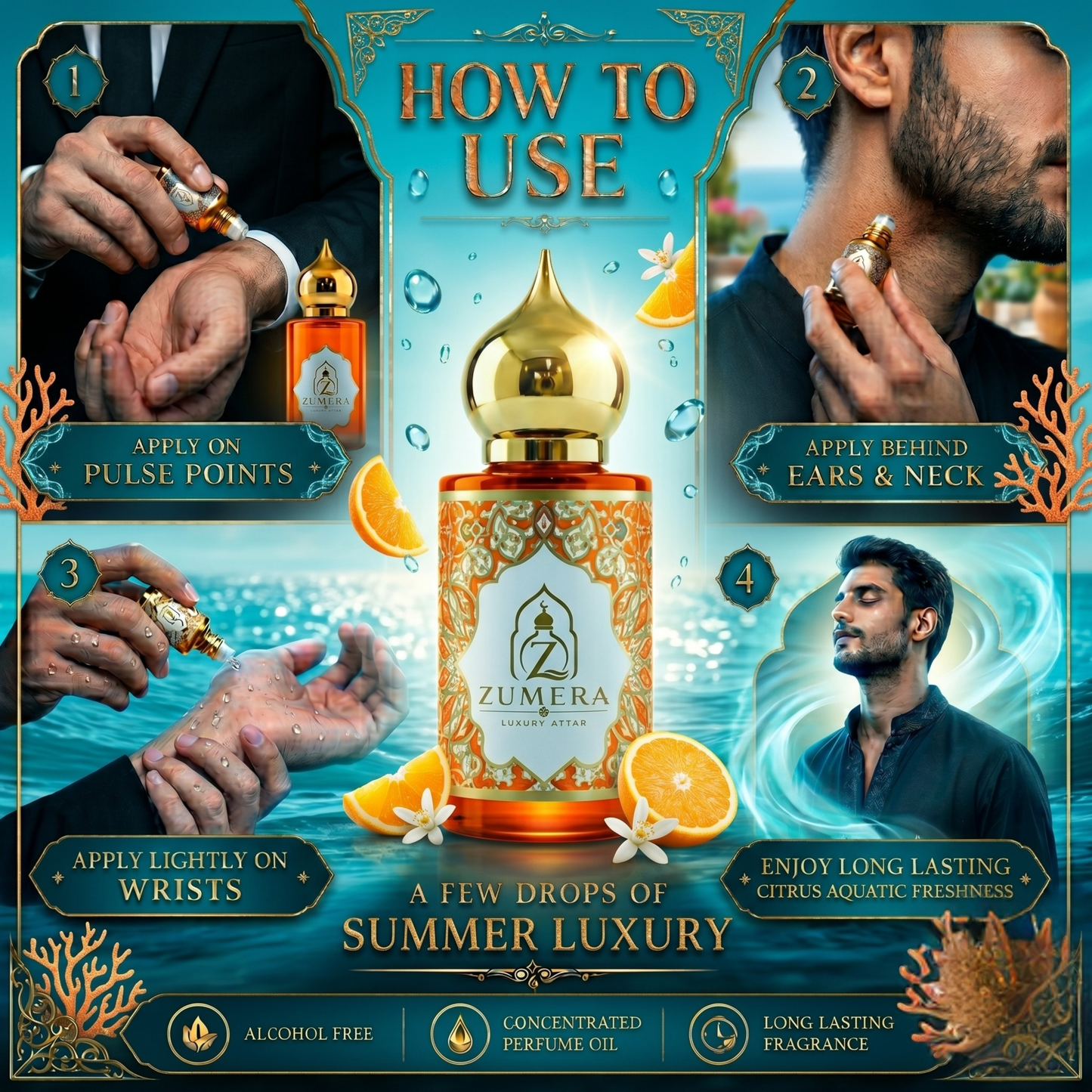 Zumera Afternoon Swim Inspired Attar