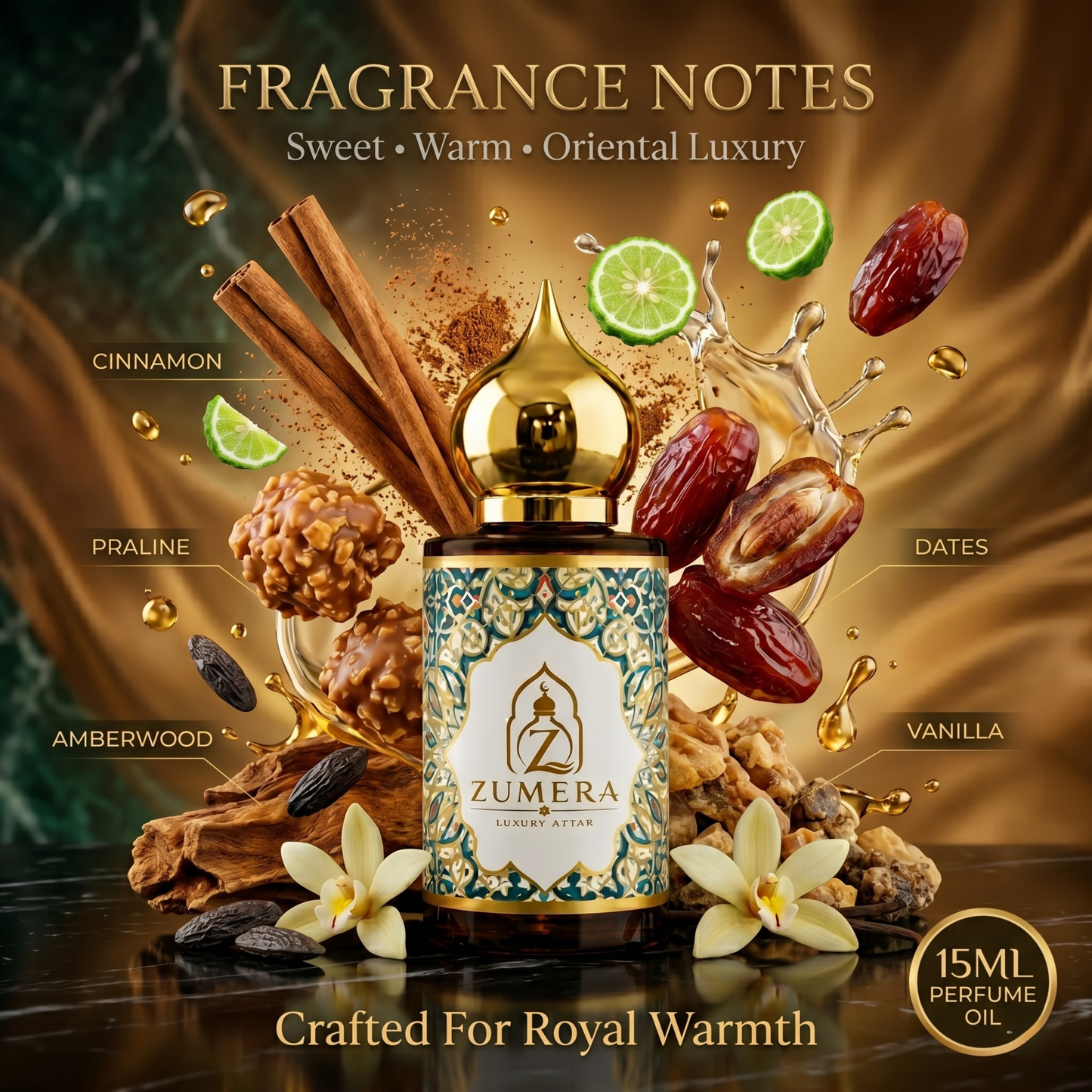 Zumera Khamrah Gold Inspired Attar