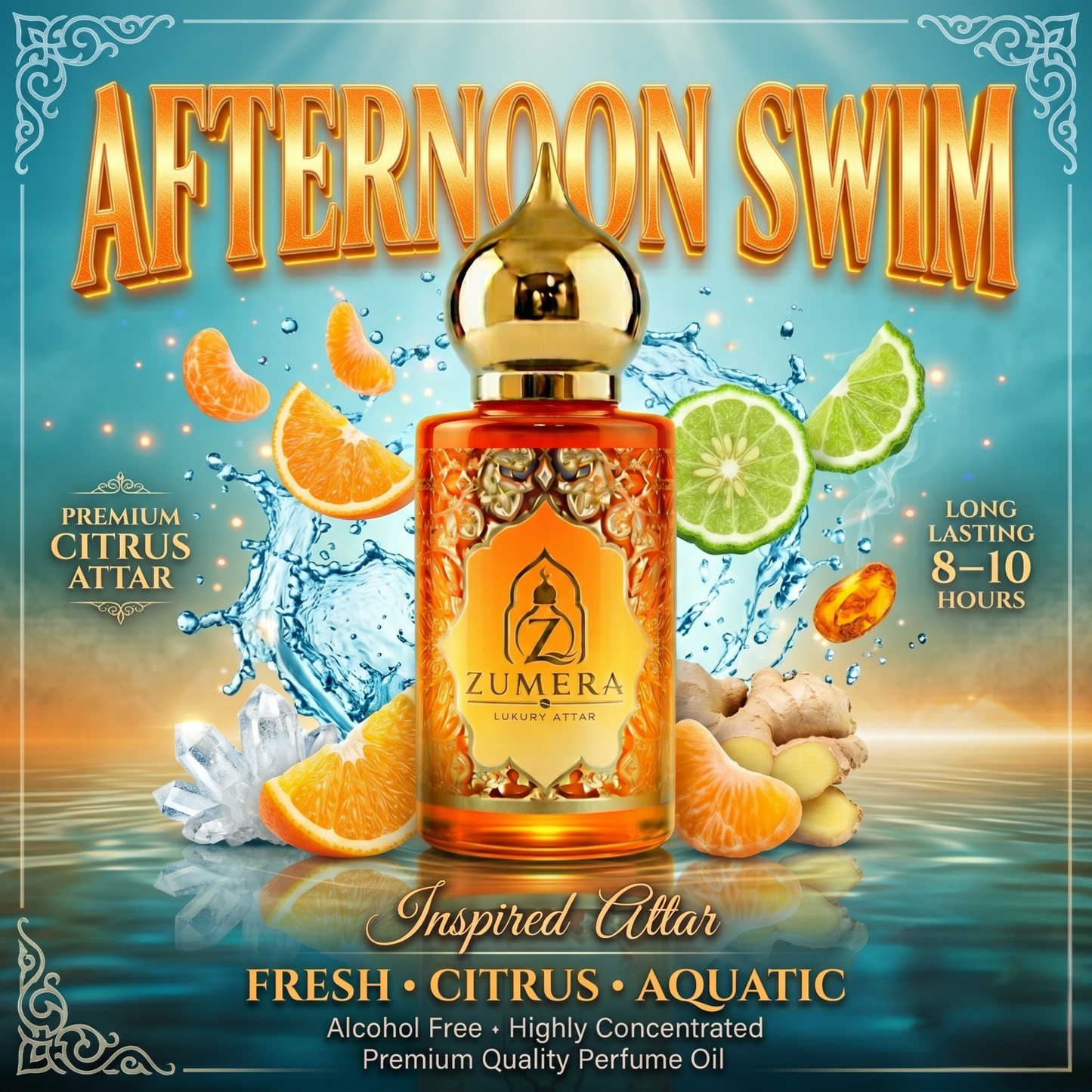 Zumera Afternoon Swim Inspired Attar