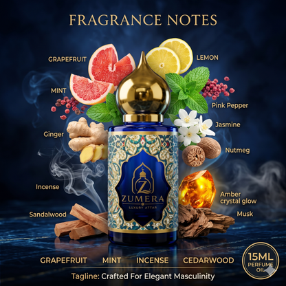 Zumera Bleu Inspired Attar