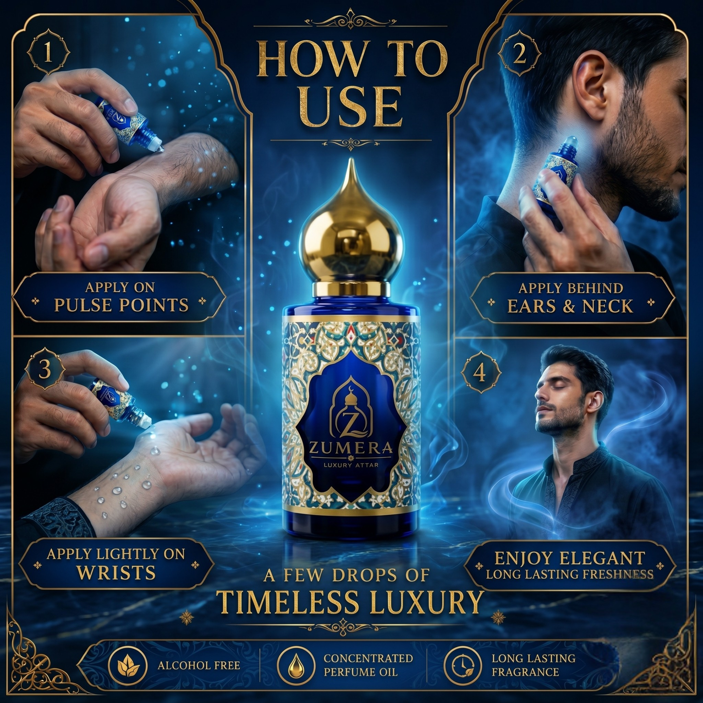 Zumera Bleu Inspired Attar