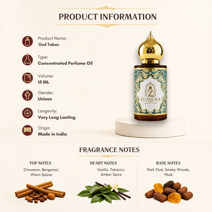 Zumera Oud Tobac Attar