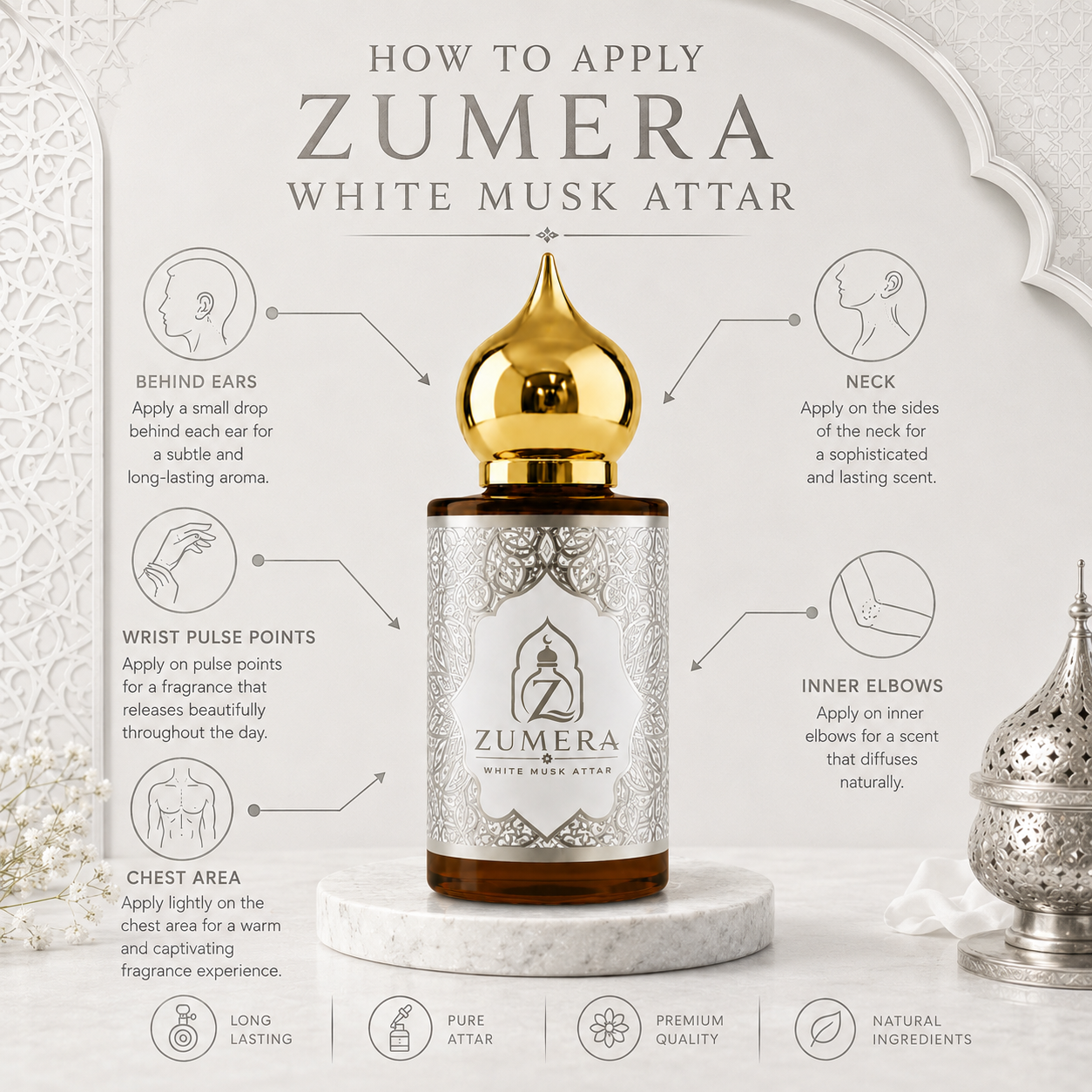 Zumera White Musk Attar