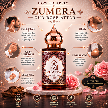 Zumera Oud Rose Attar
