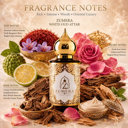Zumera White Oud Attar