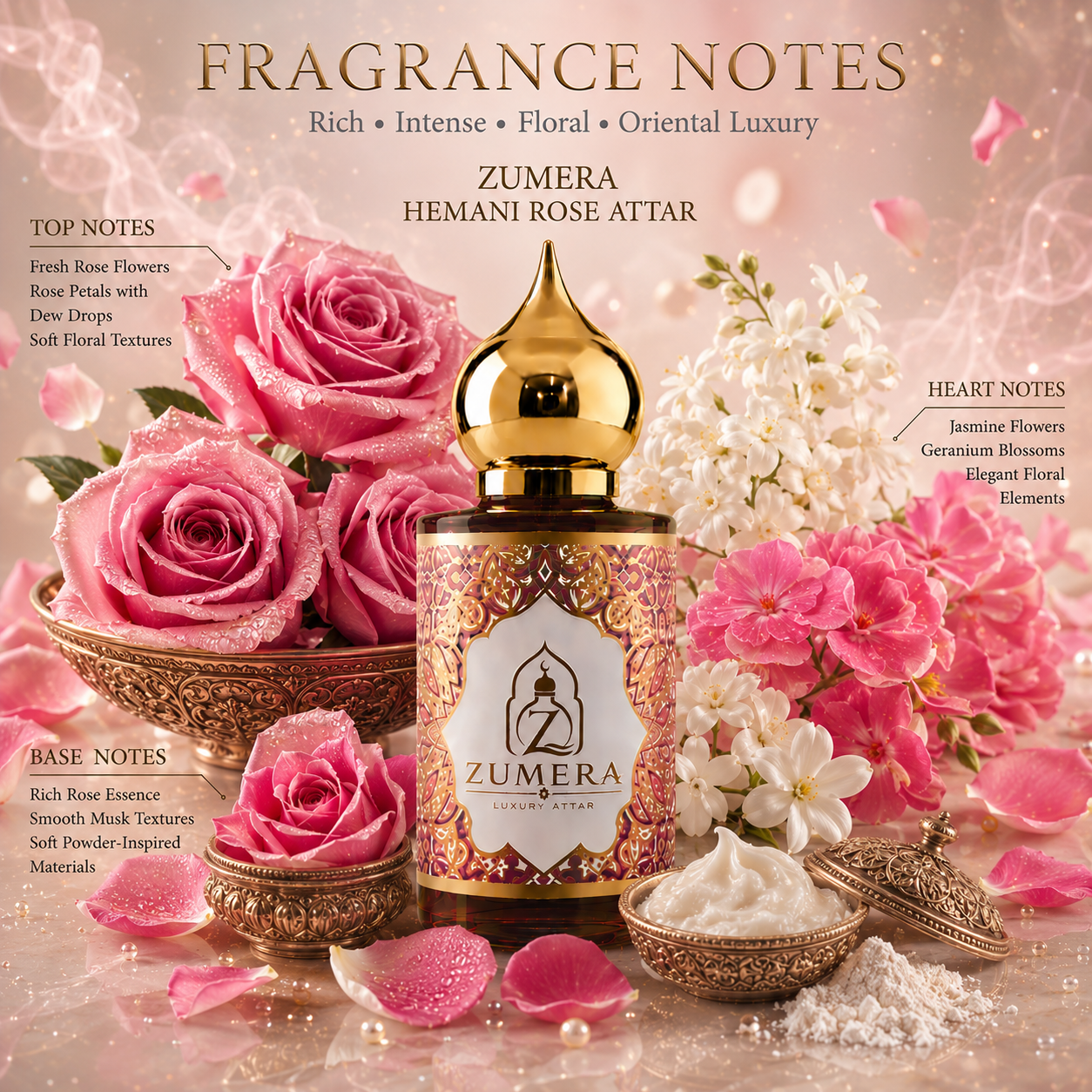 Zumera Hemani Rose Attar