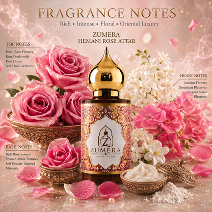 Zumera Hemani Rose Attar