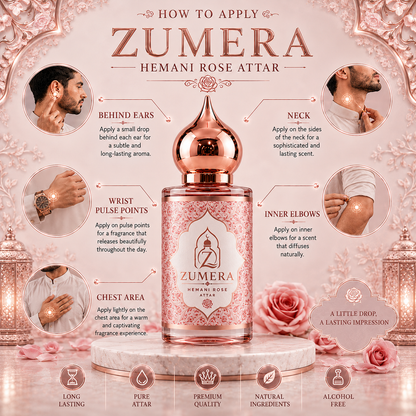 Zumera Hemani Rose Attar